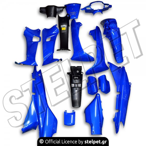 Κοστούμι Honda Supra 100 μπλε Narita